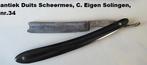 antiek Duits Scheermes, C, Eigen Solingen, nr. 34, Verzamelen, Ophalen of Verzenden, Gebruikt