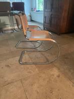 4 stuks modern design. Naturel leer, Ophalen, Gebruikt, Overige kleuren, Leer