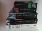 6x David Baldacci - Onschuldig, Duister lot, De laatste man, Gelezen, David Baldacci, Ophalen of Verzenden, Nederland