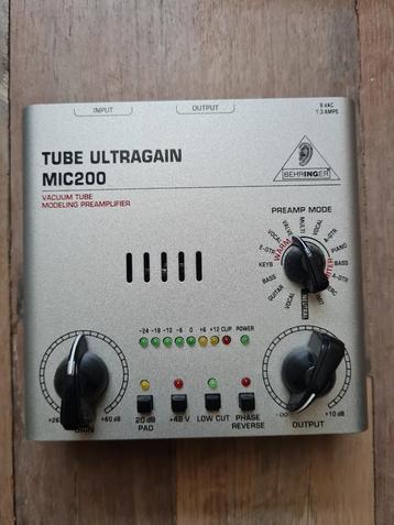Behringer Tube Ultragain MIC200 beschikbaar voor biedingen