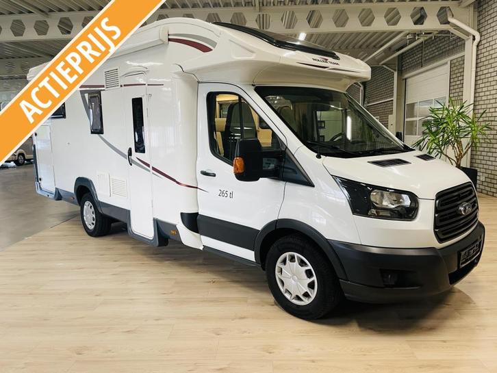 Roller Team Auto Roller 265 TL met queensbed en 5 gordels, Caravans en Kamperen, Campers, Bedrijf, tot en met 5, Half-integraal