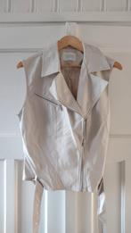 Prachtig vegan leren gilet Sisters point, Kleding | Dames, Bodywarmers, Verzenden, Beige, Maat 42/44 (L), Sisters Point