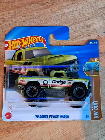 Hot Wheels '70 Dodge Power Wagon groen nieuw in verpakking  beschikbaar voor biedingen