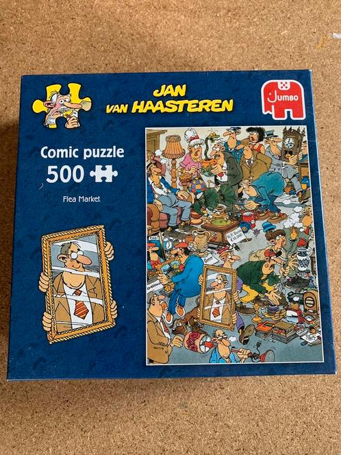 Jan van Hasteren - Rommelmarkt (Flea Market) 500 stukjes, Hobby en Vrije tijd, Denksport en Puzzels, Zo goed als nieuw, Ophalen of Verzenden