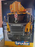 Bruder Scania R-serie met Liebherr telekraan opbouw, Ophalen of Verzenden, Nieuw
