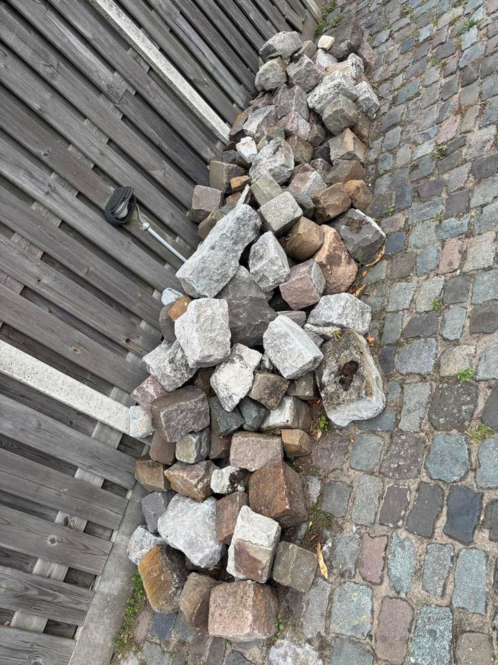 Gebruikte Keien / Rotsen, Tuin en Terras, Grind, Keien en Split, Gebruikt, Kei, Grijs, Graniet, Ophalen