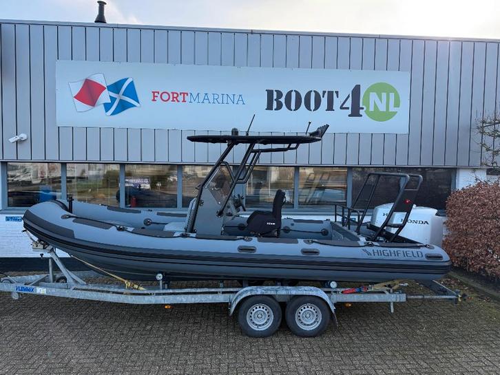 Highfield Patrol 660 twin engine, Watersport en Boten, Rubberboten, Nieuw, Overige merken, Aluminium, 200 pk of meer, Benzine