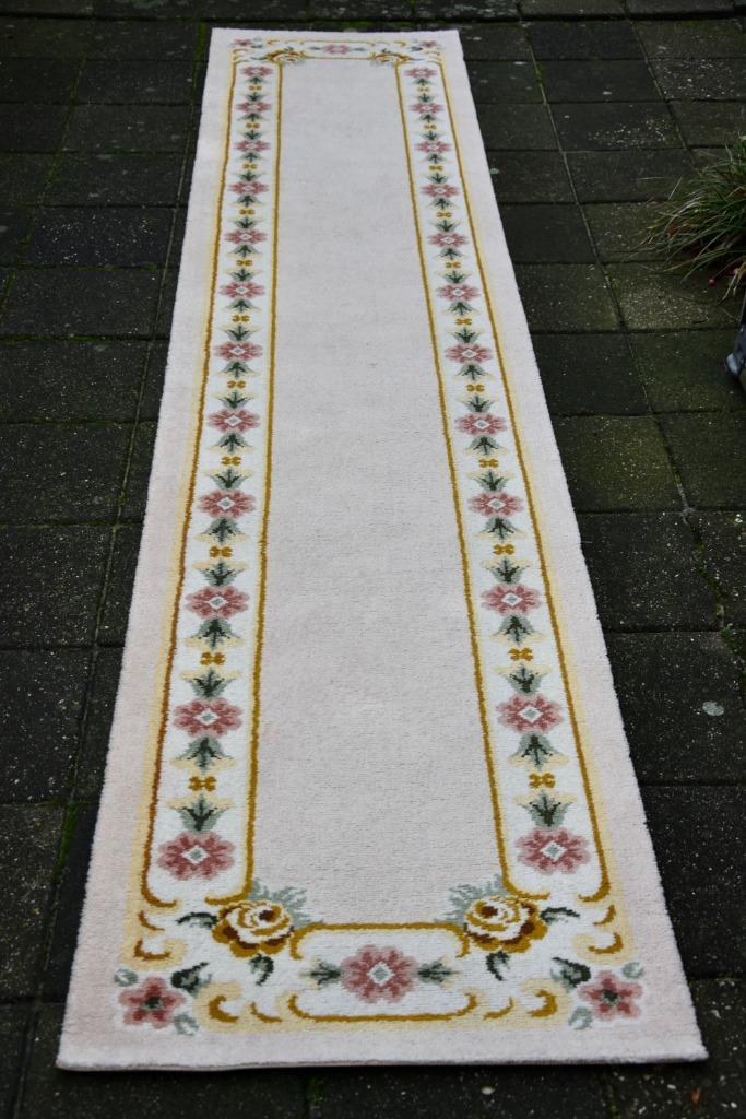 Vitage Loper / Vloerkleed  330 x 70 cm, Huis en Inrichting, Stoffering | Tapijten en Kleden, Gebruikt, 50 tot 100 cm, 200 cm of meer