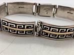 R472 Prachtige zilveren Navajo armband met 14K goud, Sieraden, Tassen en Uiterlijk, Armbanden, Ophalen of Verzenden, Nvt, Nvt