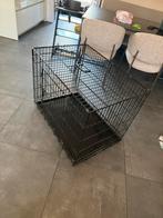 Zwarte opvouwbare Honden bench, Dieren en Toebehoren, Hondenbenches, Ophalen, Zo goed als nieuw