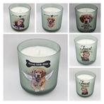 Kaars met persoonlijke opdruk / foto (overlijden, herdenken), Ophalen of Verzenden, Nieuw, Overige materialen, Minder dan 25 cm