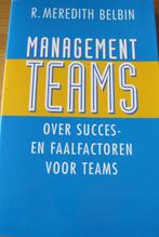 R. Meredith Belbin - management teams - succes- faal factor, Boeken, Belbin, Ophalen of Verzenden, Zo goed als nieuw, Management