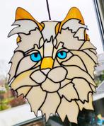 Tiffany Glas in Lood Poesje, Ophalen of Verzenden