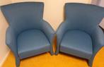 Fauteuils 6a7 stuks stof blauw igst, Ophalen of Verzenden, Zo goed als nieuw, 75 tot 100 cm, Stof