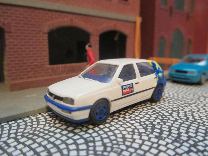 VW Golf 3 - Herpa PEPSI COLA, Hobby en Vrije tijd, Modelauto's | 1:87, Zo goed als nieuw, Auto, Herpa, Ophalen of Verzenden