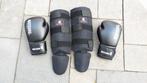 Kickboks set scheenbeschermers en handschoenen matsuru, Sport en Fitness, Vechtsporten en Zelfverdediging, Ophalen of Verzenden