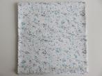 tafelkleed, tafellaken wit met blauwe spikkels 150x160cm, Ophalen of Verzenden, Gebruikt, Rechthoek, Binnen