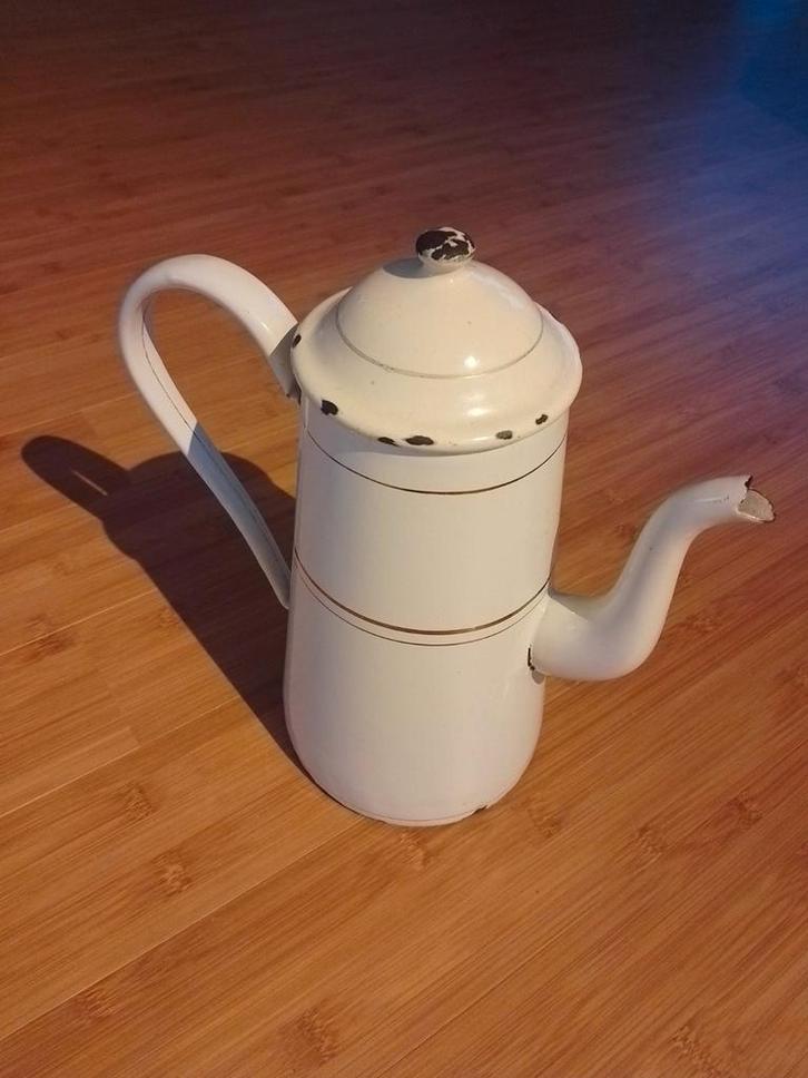 Antieke Emaille Koffiepot, Antiek en Kunst, Antiek | Emaille, Ophalen