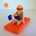 Playmobil toeriste op luchtbed 4681, Ophalen of Verzenden, Zo goed als nieuw, Complete set