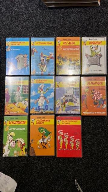 Lucky Luke  VHS video banden 11 delige serie beschikbaar voor biedingen