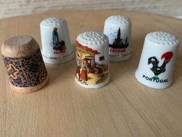 Vingerhoedjes Portugal Souvenirs beschikbaar voor biedingen