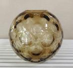 Mid-Century Borske Sklo Tsjechisch bolvaas: rookglas, Antiek en Kunst, Antiek | Glas en Kristal, Ophalen of Verzenden