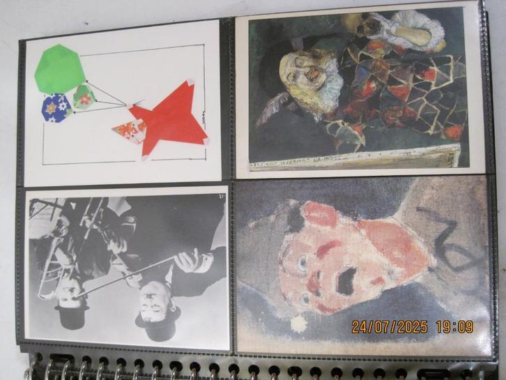 clown pipo pierrot ansichtkaarten in 1 koop (351), Verzamelen, Ansichtkaarten | Themakaarten, 1960 tot 1980, Ophalen of Verzenden