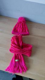 roze sjaal en muts van Le Big, Kinderen en Baby's, Gebruikt, Meisje, Ophalen of Verzenden, 104 of kleiner