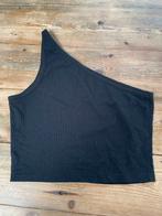 One shoulder top, Zwart, Ophalen of Verzenden, Zo goed als nieuw, Shein