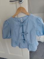 Blauwe strikjes blouse - maat S, Blauw, Ophalen of Verzenden, Maat 36 (S), Stradivarius