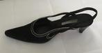 Elegante damesschoenen merk Georges Rech maat 39 1/2, Ophalen of Verzenden, Zo goed als nieuw, Zwart, Sandalen of Muiltjes