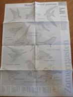 Borduurpatroon zomer en wintergasten Margriet 1999, Ophalen of Verzenden, Nieuw, Handborduren, Patroon