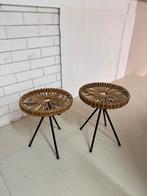 Vintage Rohé Noordwolde Rotan Krukjes - Set van 2, Ophalen