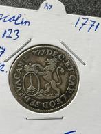 Luik zilveren escalin 1771, Postzegels en Munten, Munten | Nederland, Zilver, Overige waardes, Ophalen of Verzenden, Vóór koninkrijk