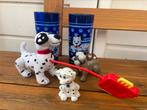 101 dalmatiërs honden poppetjes knuffel glazen | glas Disney, Ophalen of Verzenden