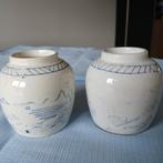 Gemberpotjes ( 2), Huis en Inrichting, Woonaccessoires | Vazen, Overige kleuren, Aardewerk of Porselein, Ophalen of Verzenden