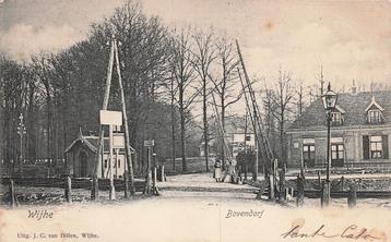AY927 Wijhe Bovendorf overweg spoor trein 1906  v. Dillen  beschikbaar voor biedingen