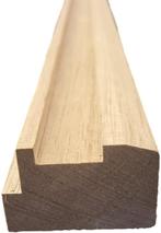 211 meter Meranti profielen - nr: HB408, Tuin en Terras, Ophalen, Nieuw, Hardhout, 250 cm of meer