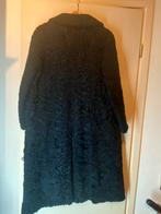 Prachtig echte Karakul lange  jas zwart maat 38-40, Ophalen of Verzenden
