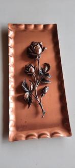 Vintage wandversiering kopen roos, Ophalen of Verzenden