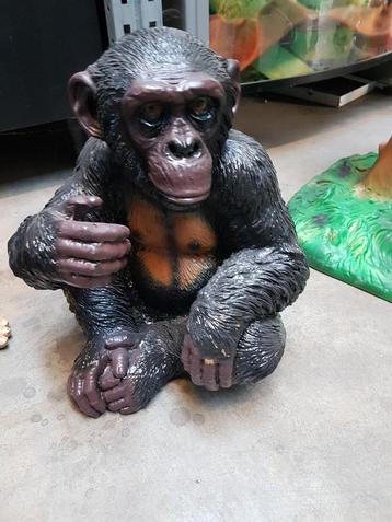 Chimpansee decoratie beeld 30 cm beschikbaar voor biedingen