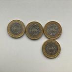 Set van 4 Franse 1 Euro Munten1999 2000 2x2001, Postzegels en Munten, Munten | Europa | Euromunten, Ophalen of Verzenden, Frankrijk