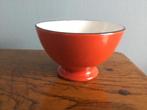 Schaaltje,kom,oranje,Maastricht,Petrus Regout,aardewerk, Antiek en Kunst, Antiek | Schalen, Ophalen of Verzenden