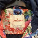 Vingino licht gevoerde jas roze bloemenprint maat 104 49214, ., Ophalen of Verzenden, Zo goed als nieuw, Vingino