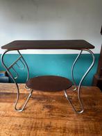 Art Deco Bauhaus Bijzettafel - Jaren 60, Huis en Inrichting, Ophalen, Gebruikt, 75 cm of meer, 60 cm of meer