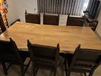 4 Eettafel Stoelen - Kasteel Stijl, Ophalen, Gebruikt, Bruin, Klassiek