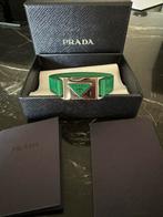 Prada Saffiano armband maat M, Ophalen, Nieuw, Zwart, Leer