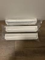 Nieuw! 3 duco roosters 524 mm wit met glassponning 30mm, Doe-het-zelf en Verbouw, Ophalen of Verzenden, Nieuw