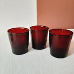 Vintage Arcoroc Sierra glazen rood, Ophalen of Verzenden