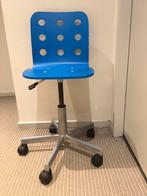 Ikea bureaustoel, Blauw, Gebruikt, Bureaustoel, Ophalen